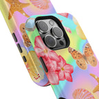 Tropical Seashell Magnetic Impact Resistant Phone Case