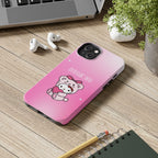 Dynamic Duo Part 1 Pink Bear Tough Phone Case