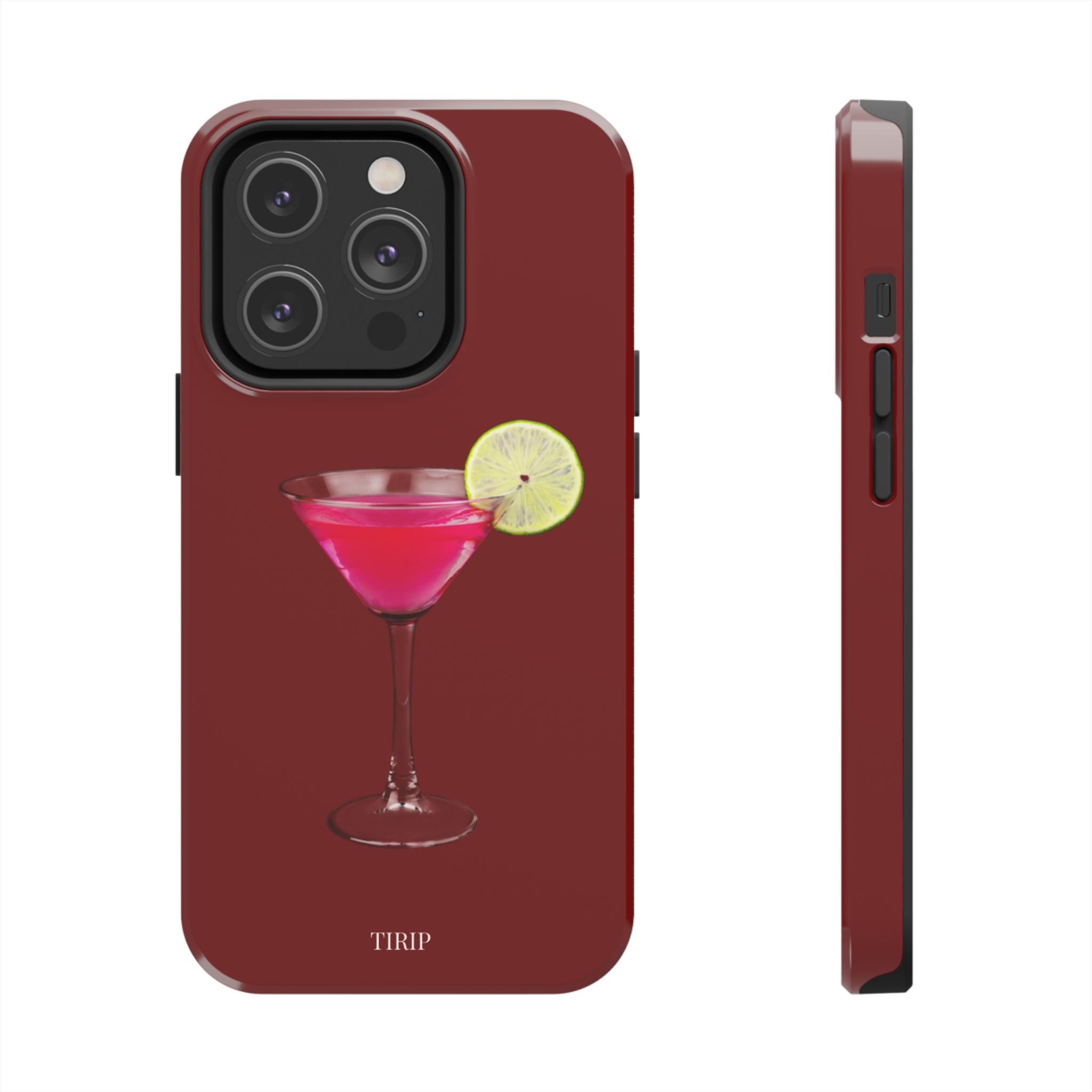 Pink Cocktail Tough Phone Case