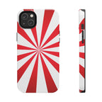 Red Burst Tough Phone Case