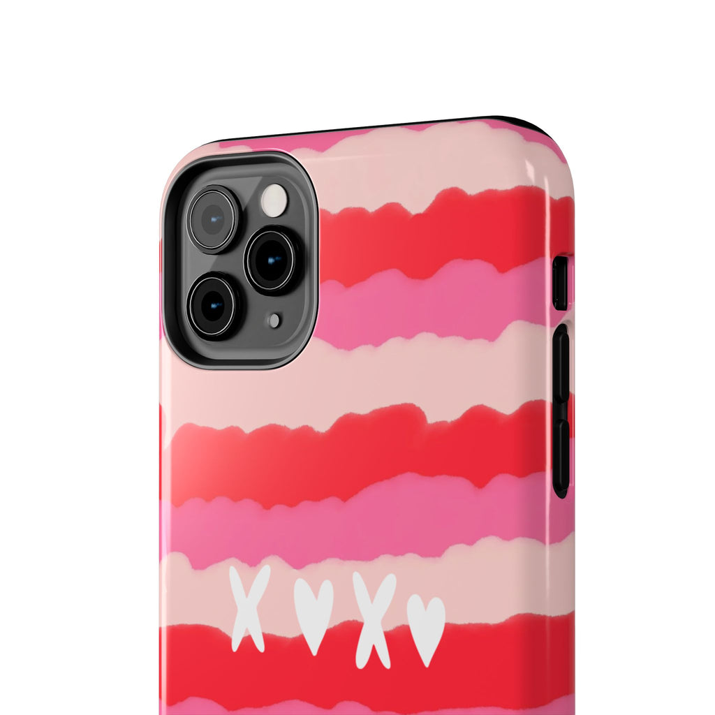 XOXO Stripe Tough Phone Case