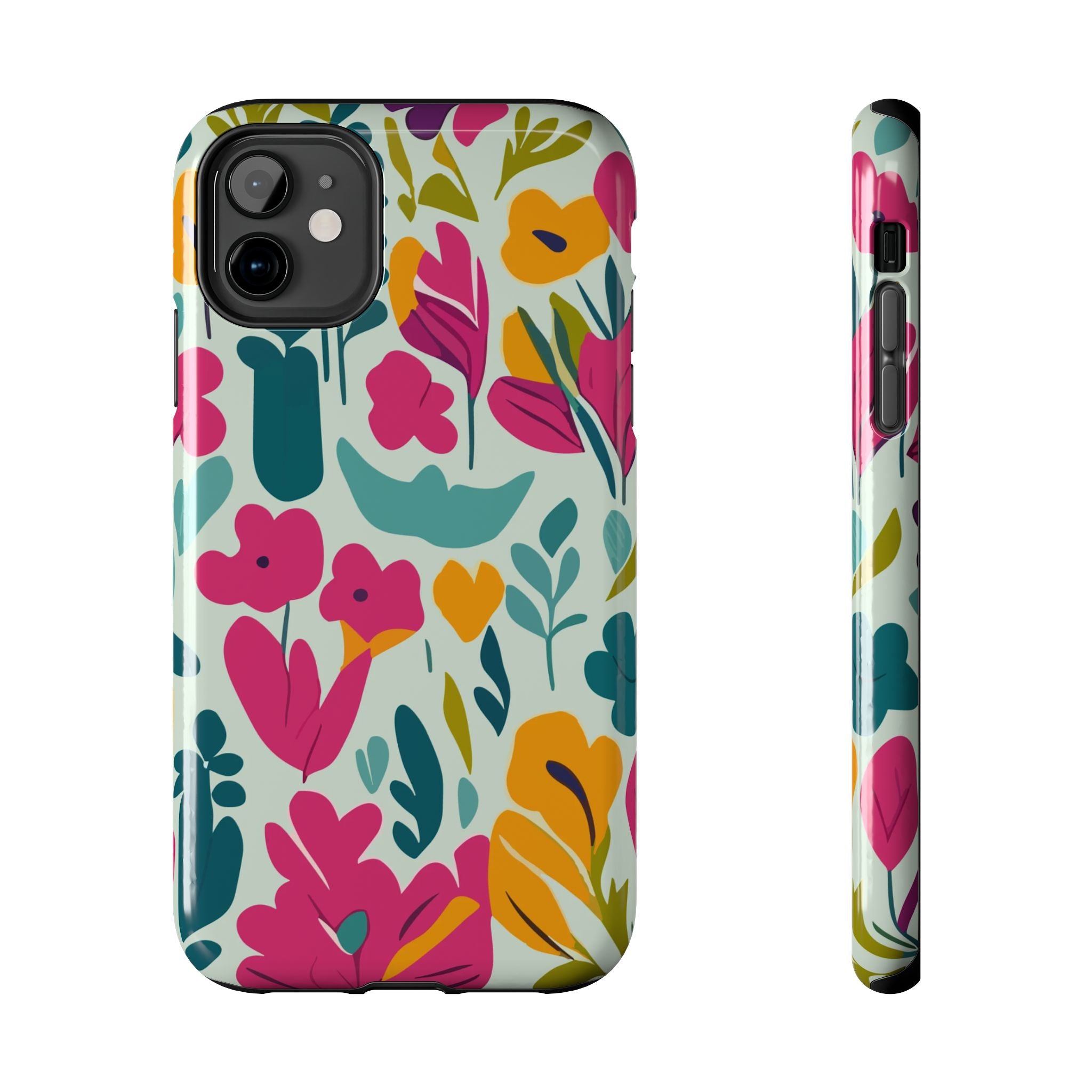 Floral Splash Tough Phone Case