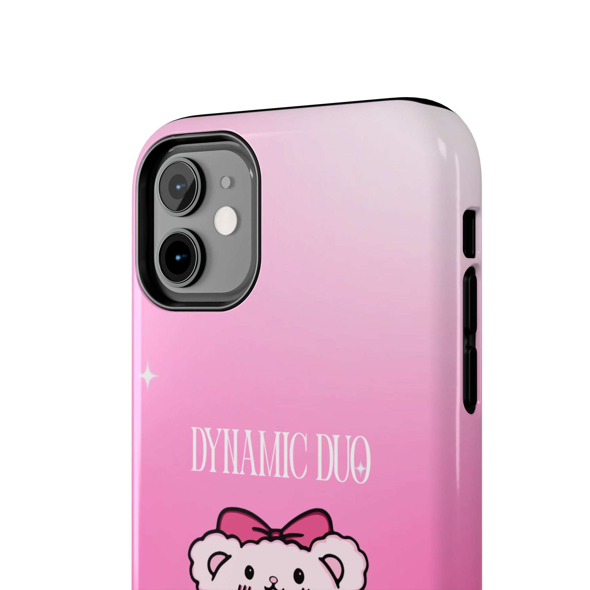 Dynamic Duo Part 1 Pink Bear Tough Phone Case