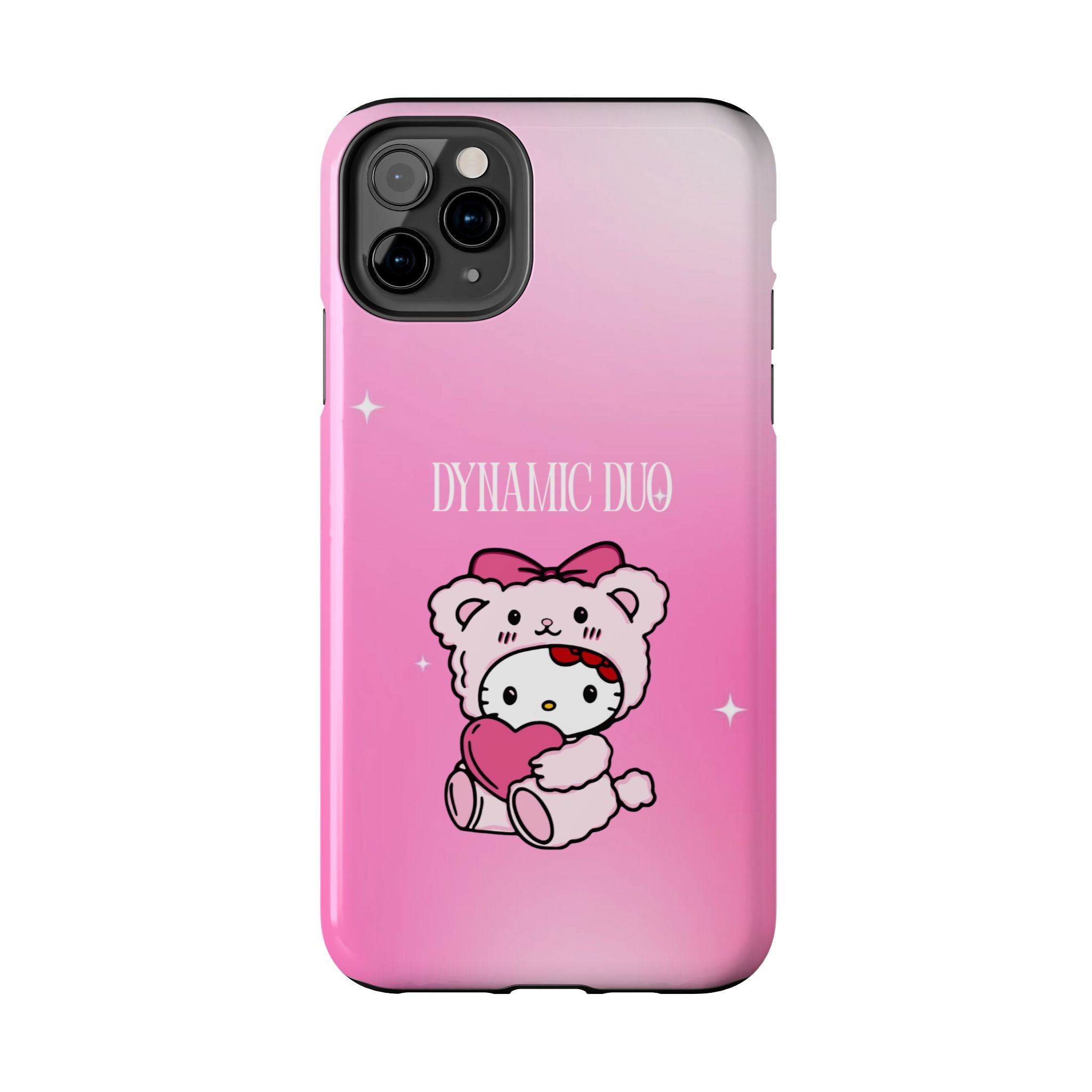 Dynamic Duo Part 1 Pink Bear Tough Phone Case