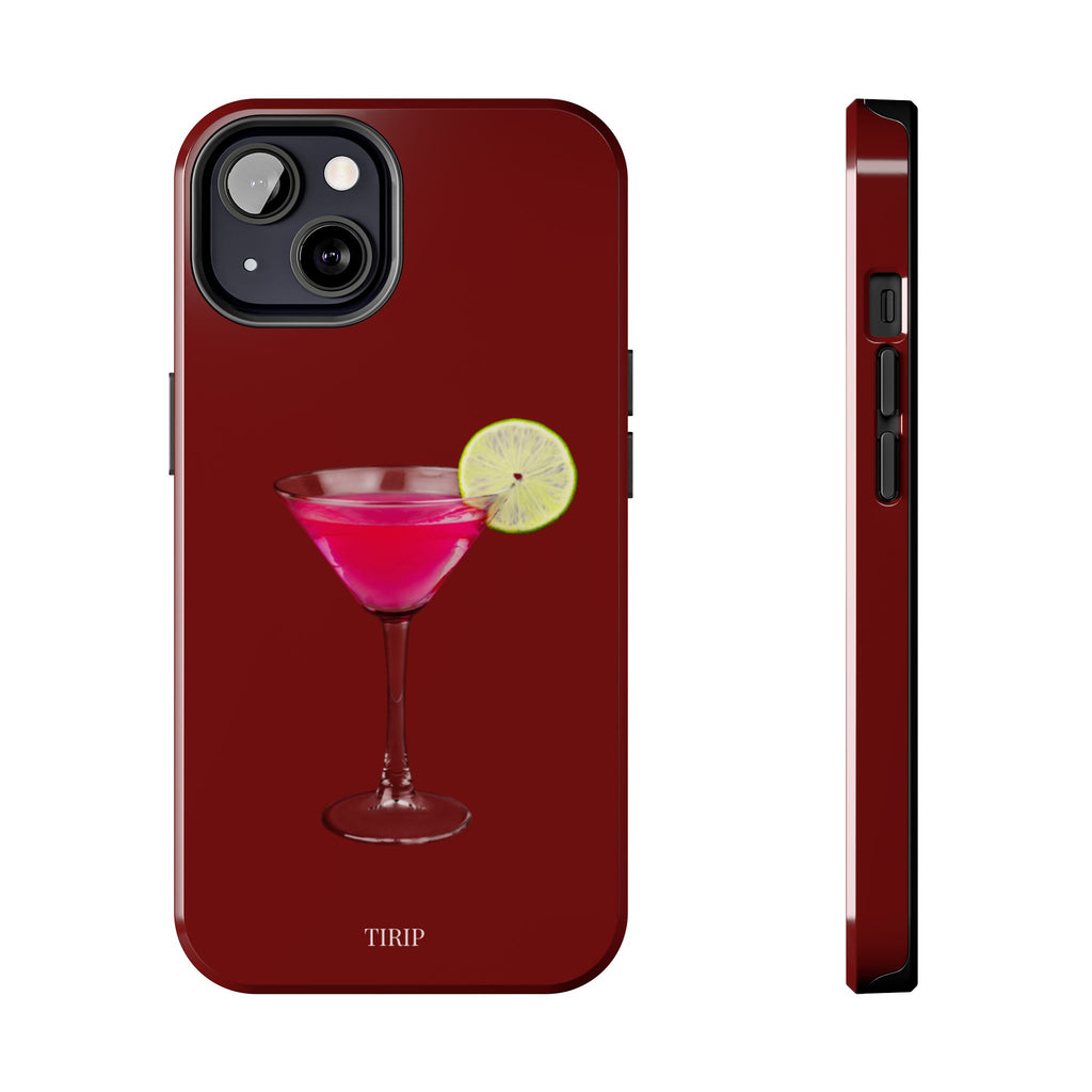 Pink Cocktail Tough Phone Case