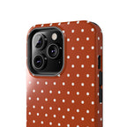 Brown Polka Dot Tough Phone Case
