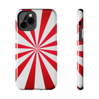 Red Burst Tough Phone Case