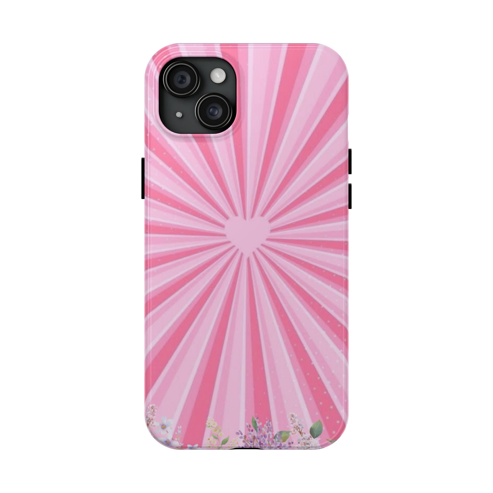 Pink Heartburst Tough Phone Case