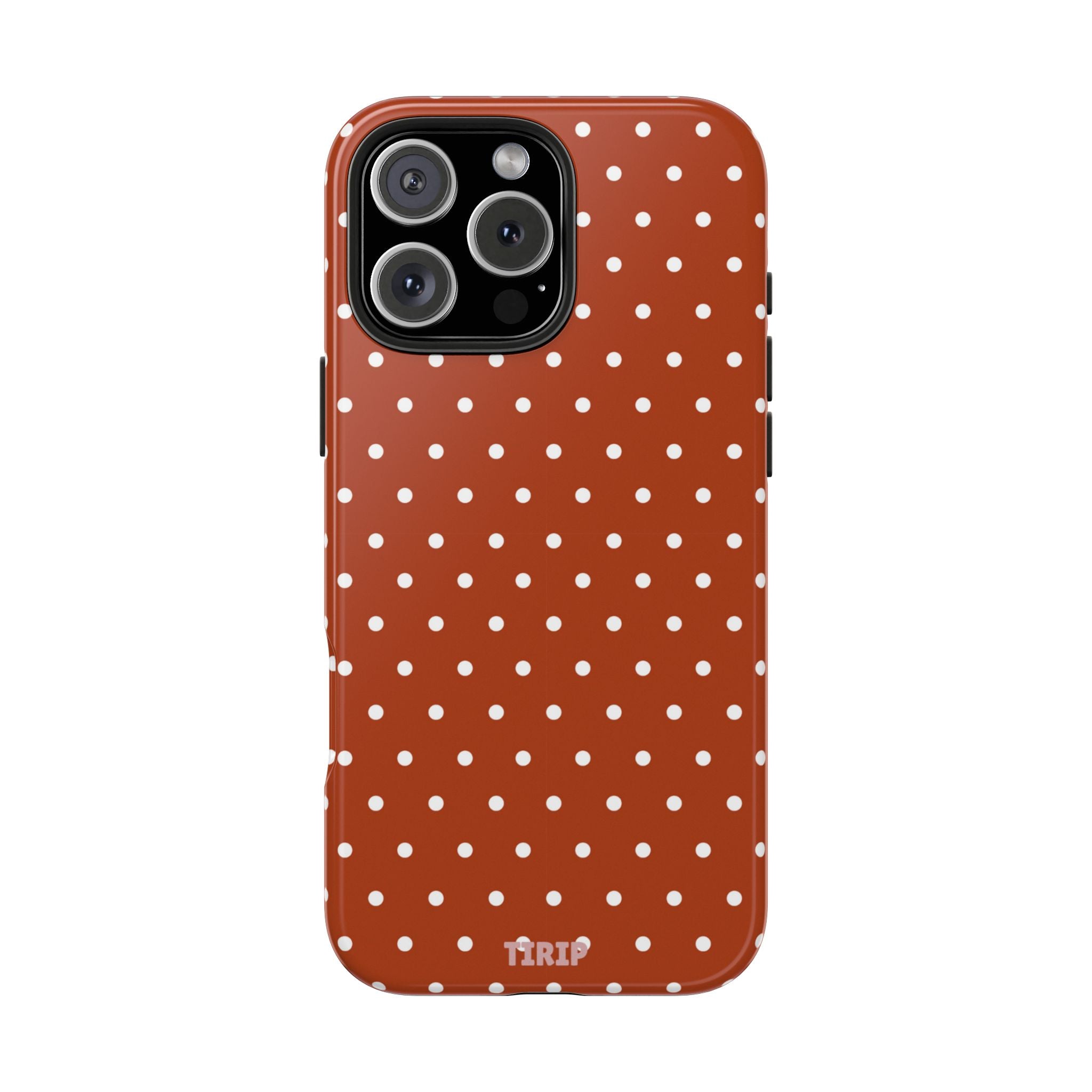 Brown Polka Dot Tough Phone Case