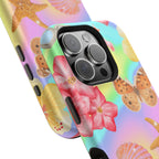 Tropical Seashell Magnetic Impact Resistant Phone Case