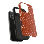 Brown Polka Dot Tough Phone Case