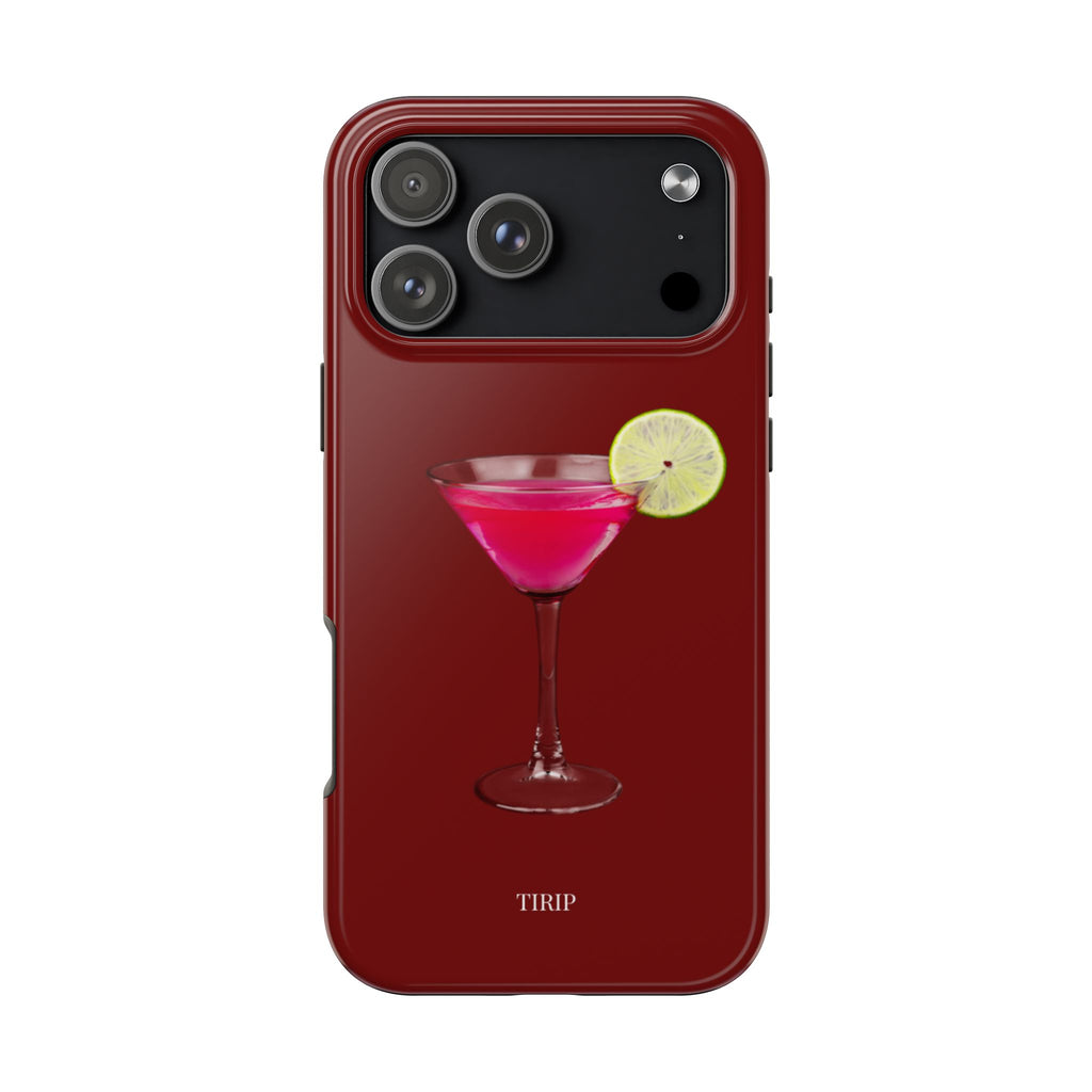 Pink Cocktail Tough Phone Case