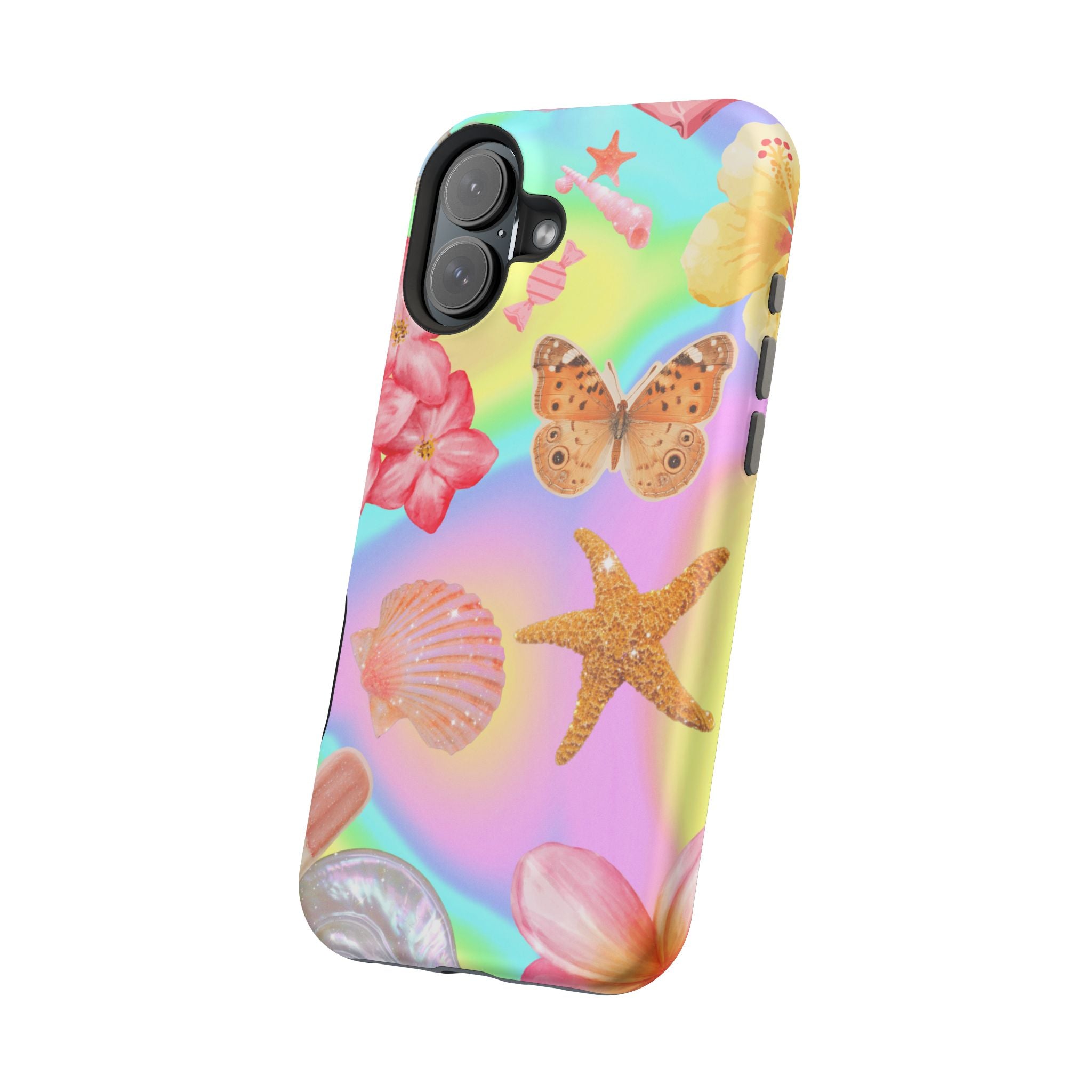 Tropical Seashell Magnetic Impact Resistant Phone Case