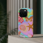 Tropical Seashell Magnetic Impact Resistant Phone Case