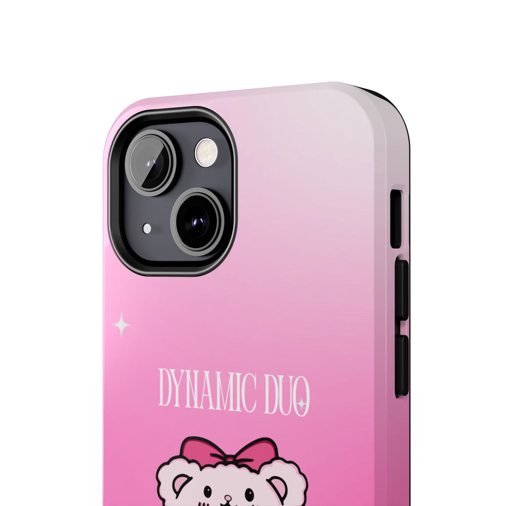 Dynamic Duo Part 1 Pink Bear Tough Phone Case