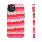 XOXO Stripe Tough Phone Case