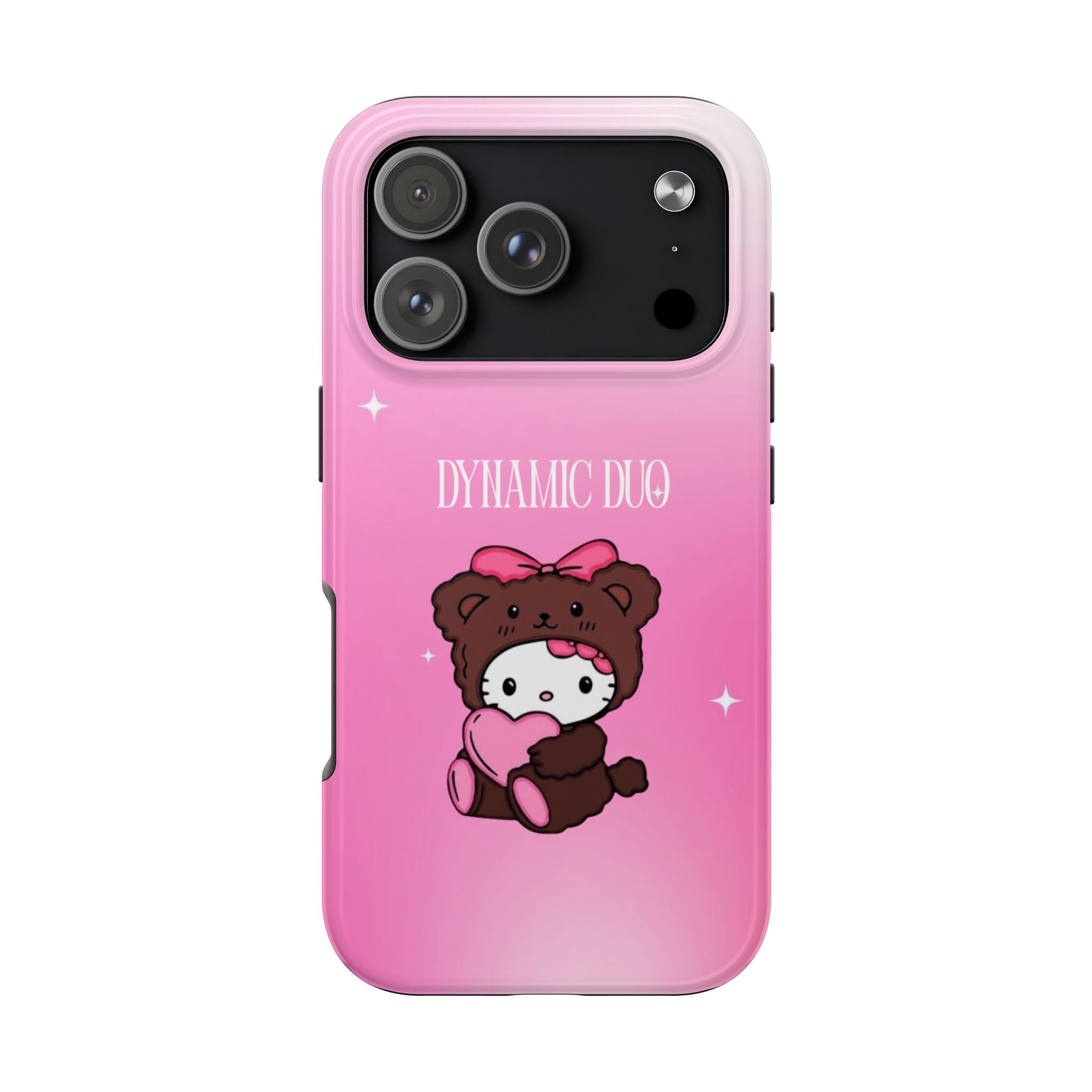 Brown 'Dynamic Duo' Part 2 Cute Bear Tough Phone Case