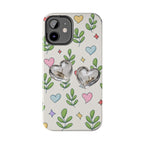Floral Hearts Tough Phone Case