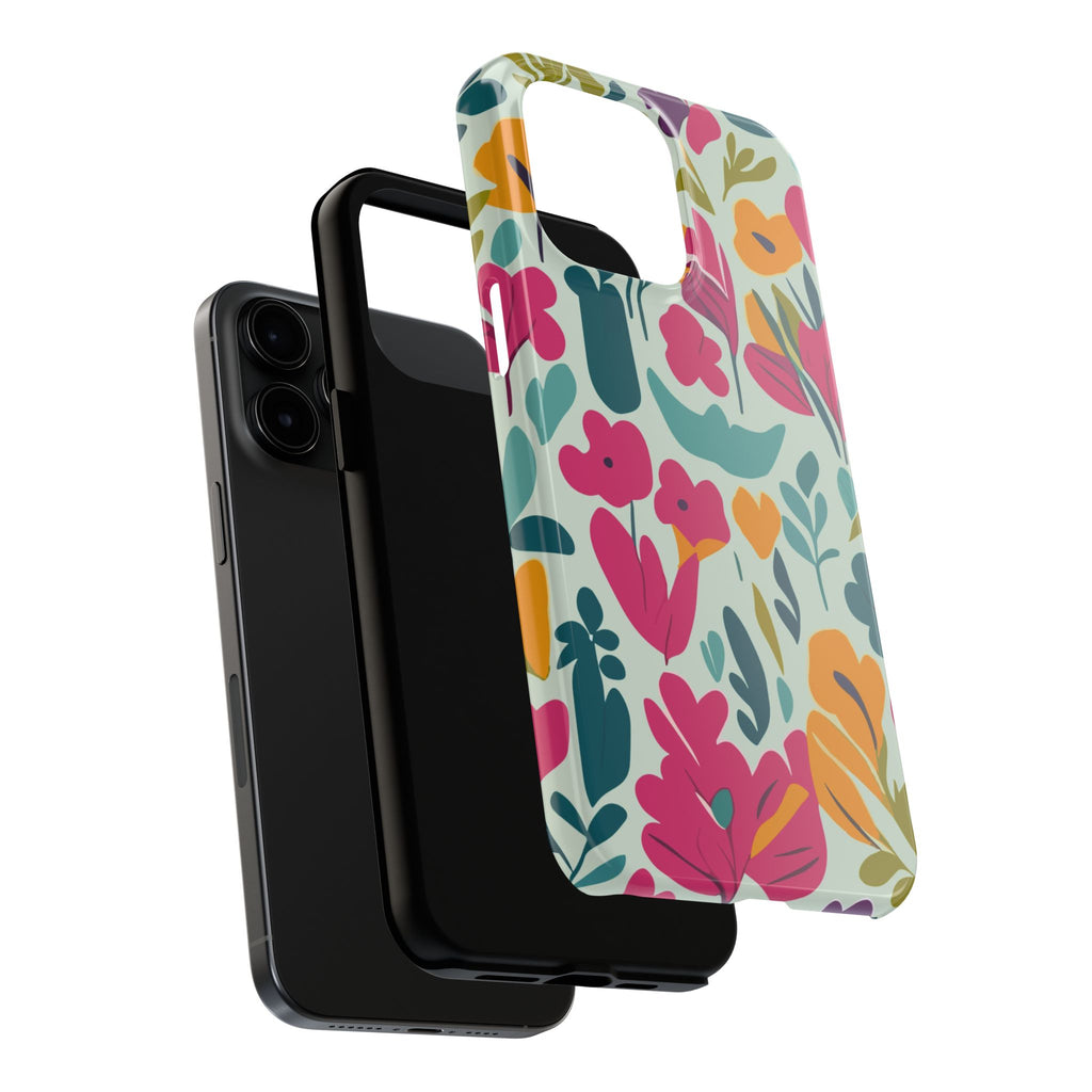 Floral Splash Tough Phone Case
