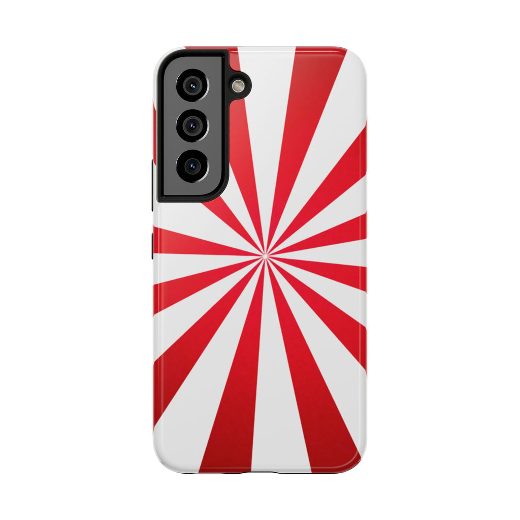 Red Burst Tough Phone Case