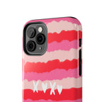 XOXO Stripe Tough Phone Case