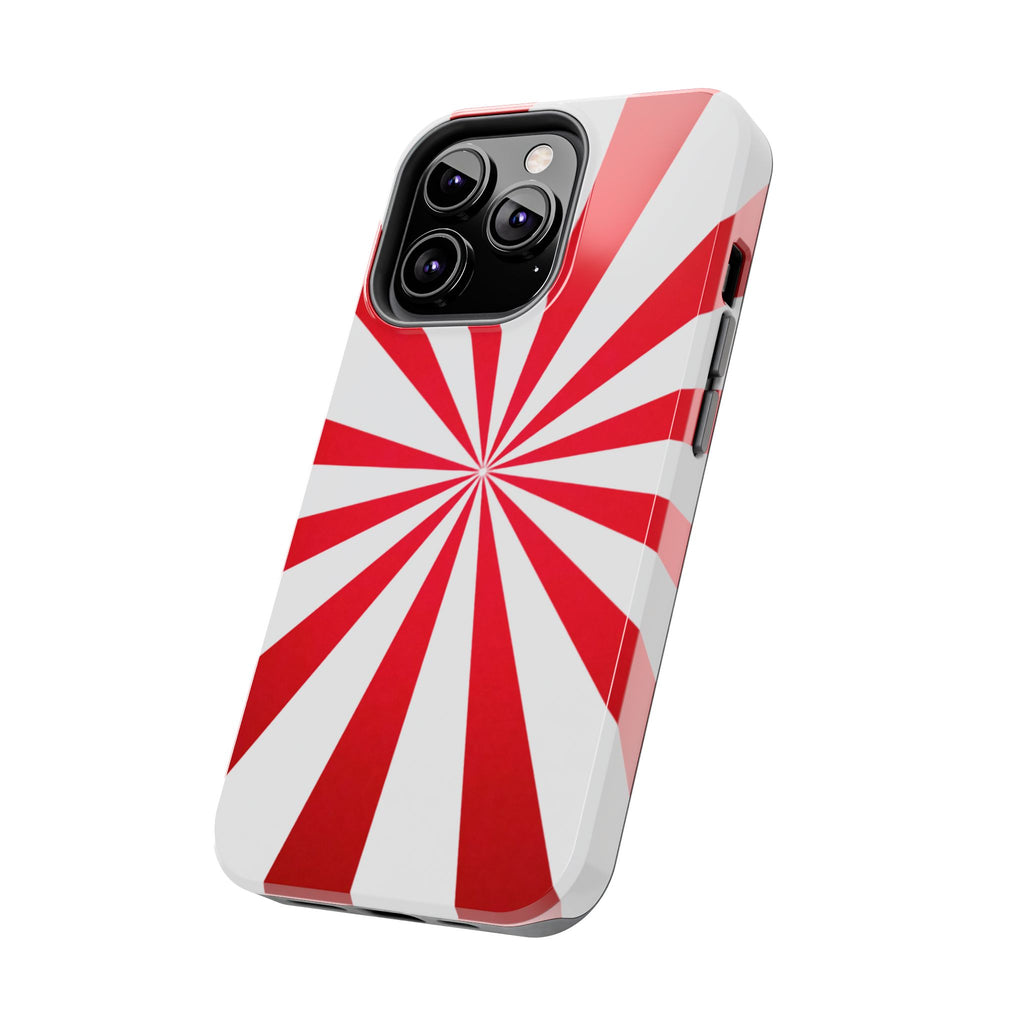 Red Burst Tough Phone Case