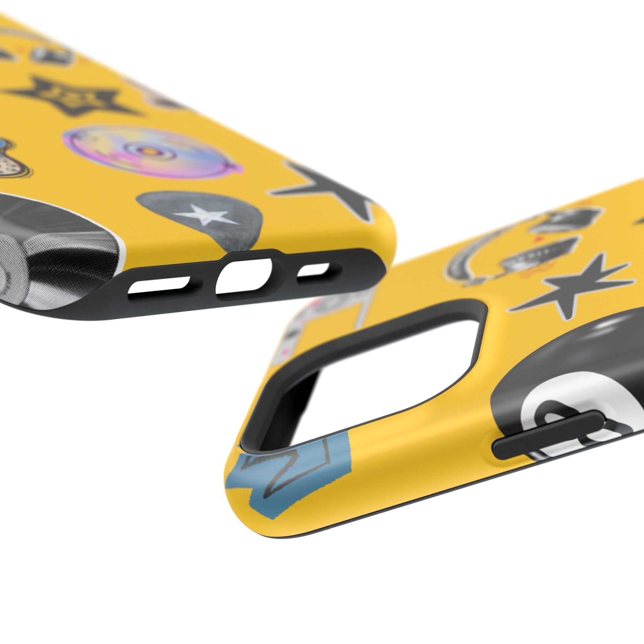 Yellow Music Icons MagSafe Phone Case