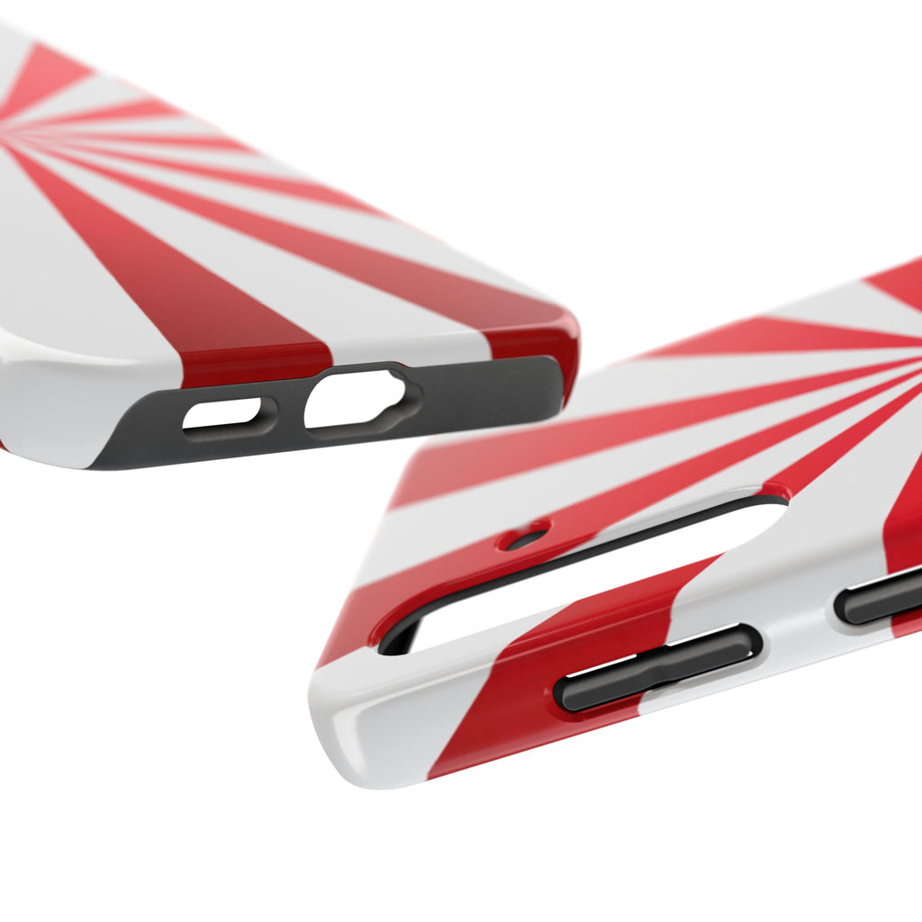 Red Burst Tough Phone Case