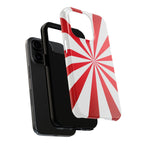 Red Burst Tough Phone Case