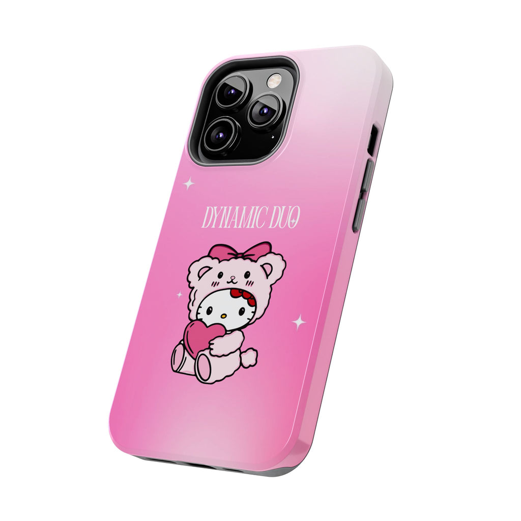 Dynamic Duo Part 1 Pink Bear Tough Phone Case