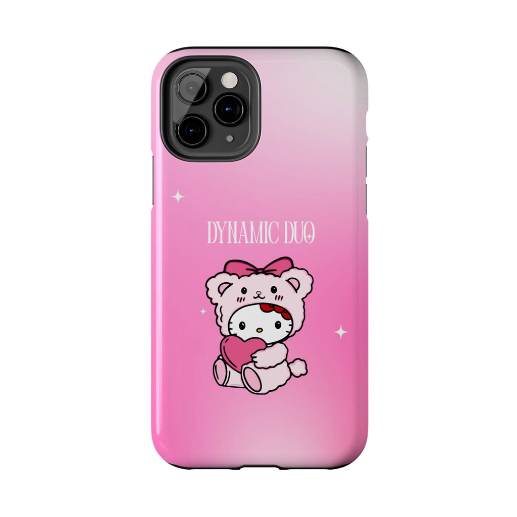 Dynamic Duo Part 1 Pink Bear Tough Phone Case