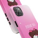 Brown 'Dynamic Duo' Part 2 Cute Bear Tough Phone Case