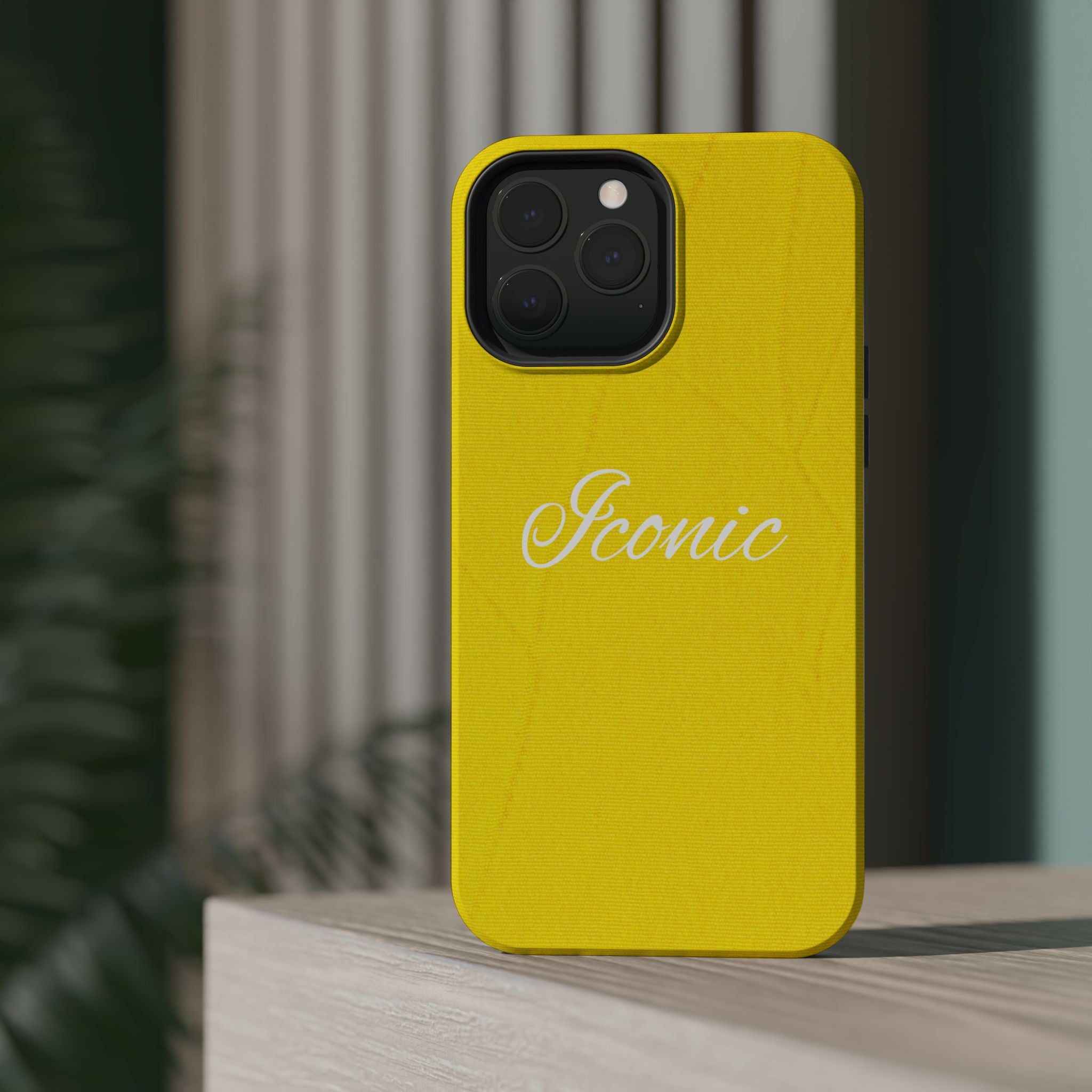 Glossy Iconic Yellow Magnetic Phone Case