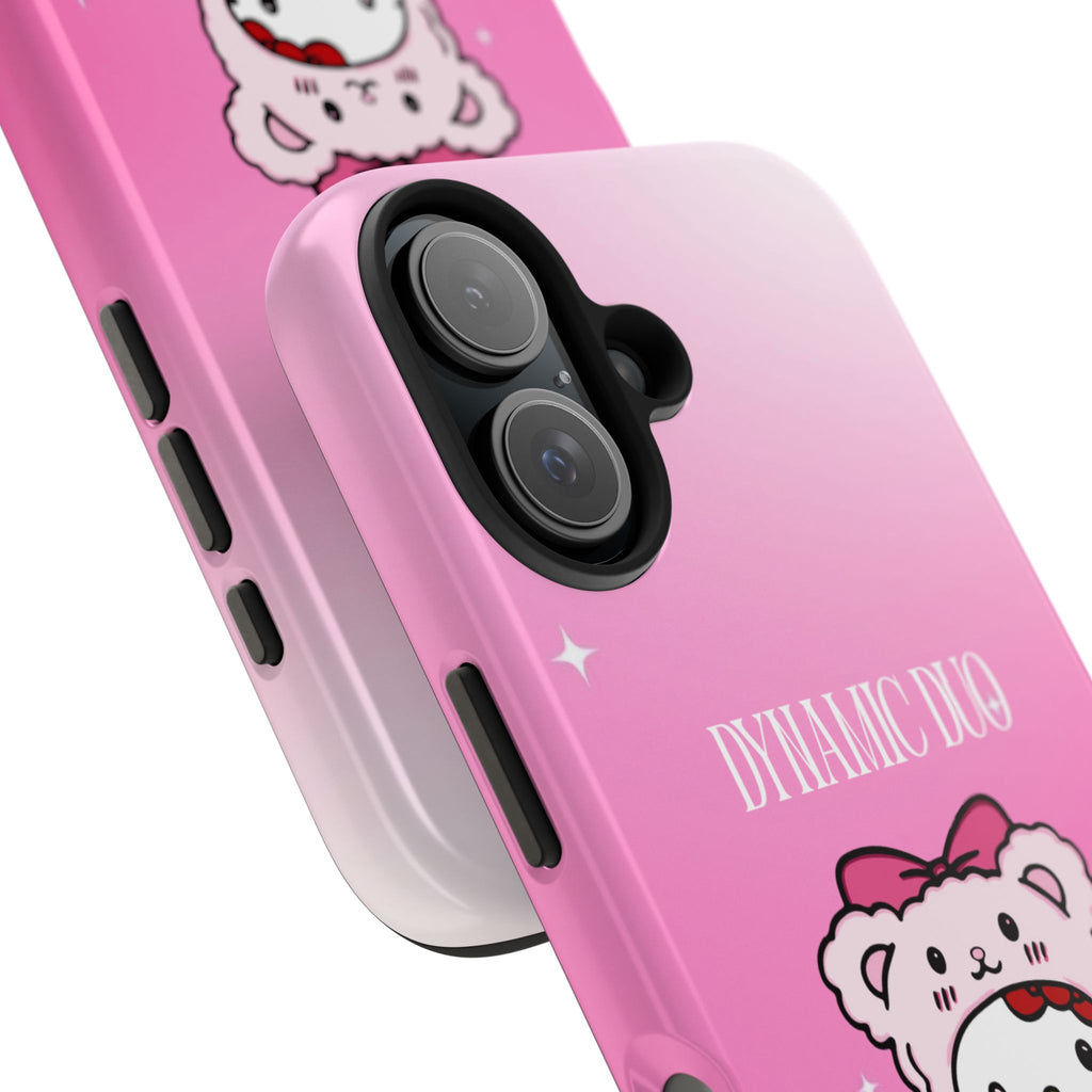 Dynamic Duo Part 1 Pink Bear Tough Phone Case