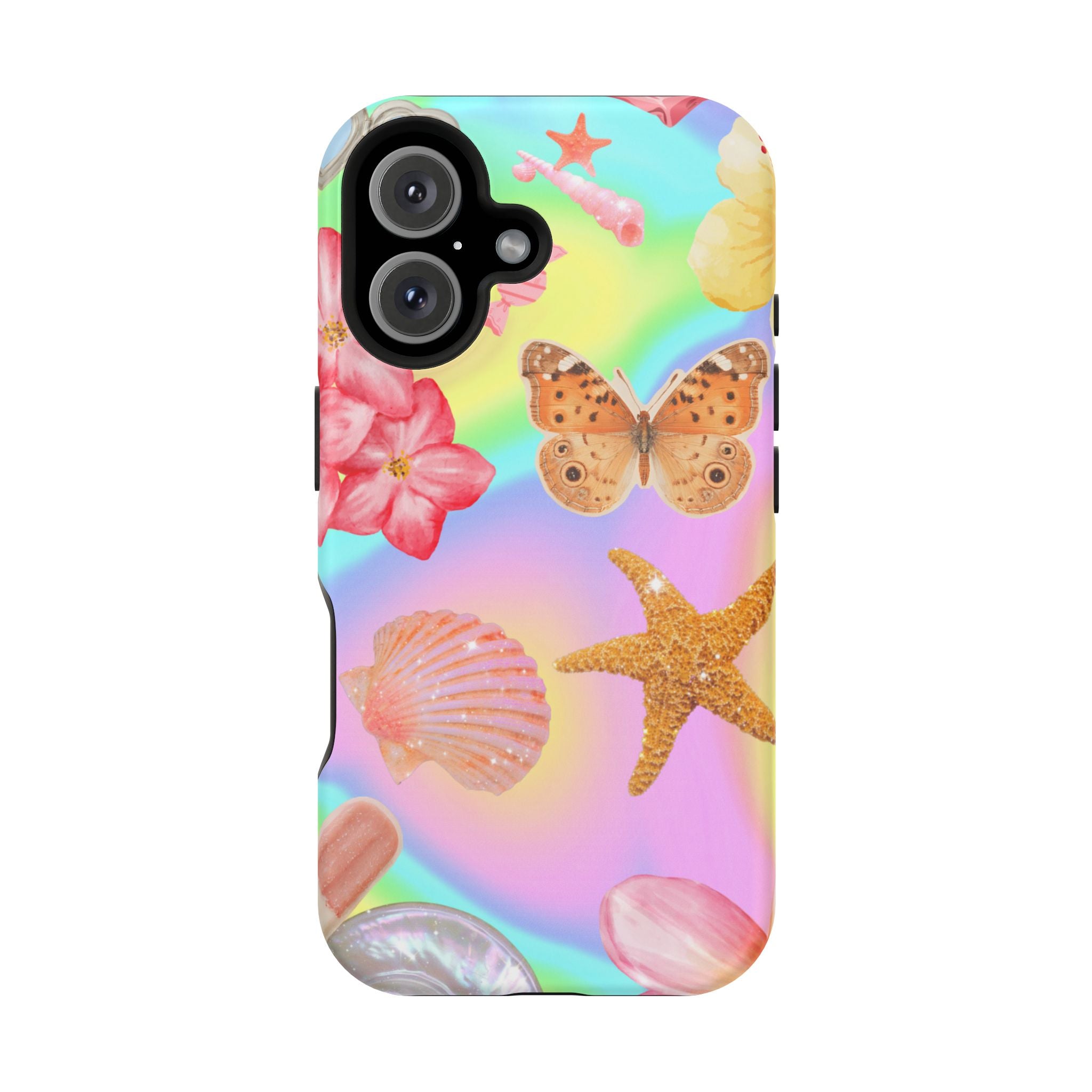 Tropical Seashell Magnetic Impact Resistant Phone Case
