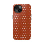 Brown Polka Dot Tough Phone Case