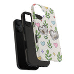 Floral Hearts Tough Phone Case