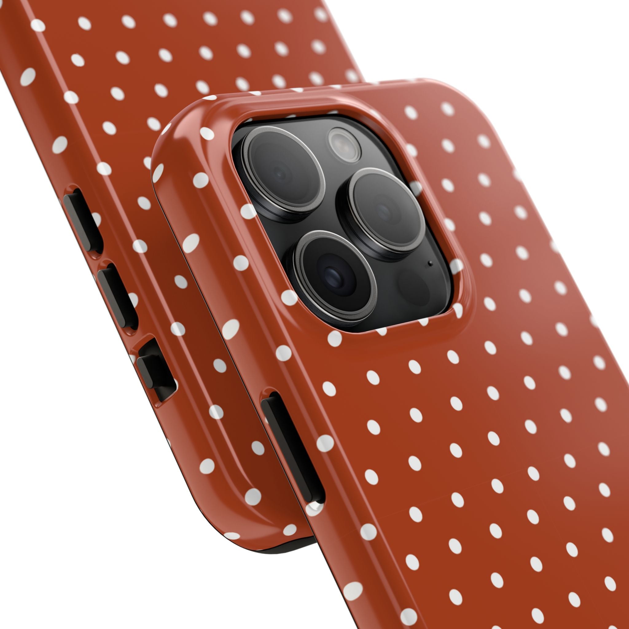Brown Polka Dot Tough Phone Case