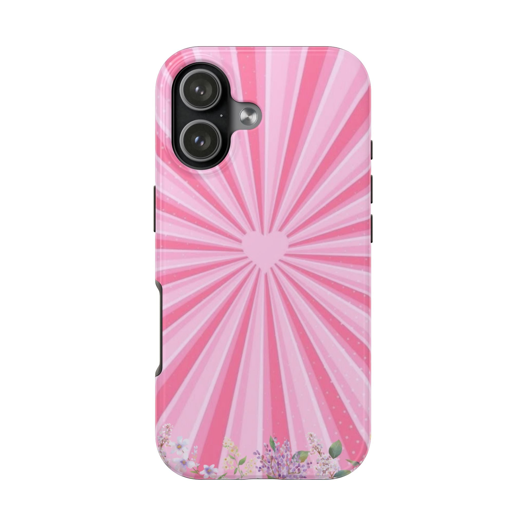 Pink Heartburst Tough Phone Case
