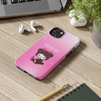 Brown 'Dynamic Duo' Part 2 Cute Bear Tough Phone Case