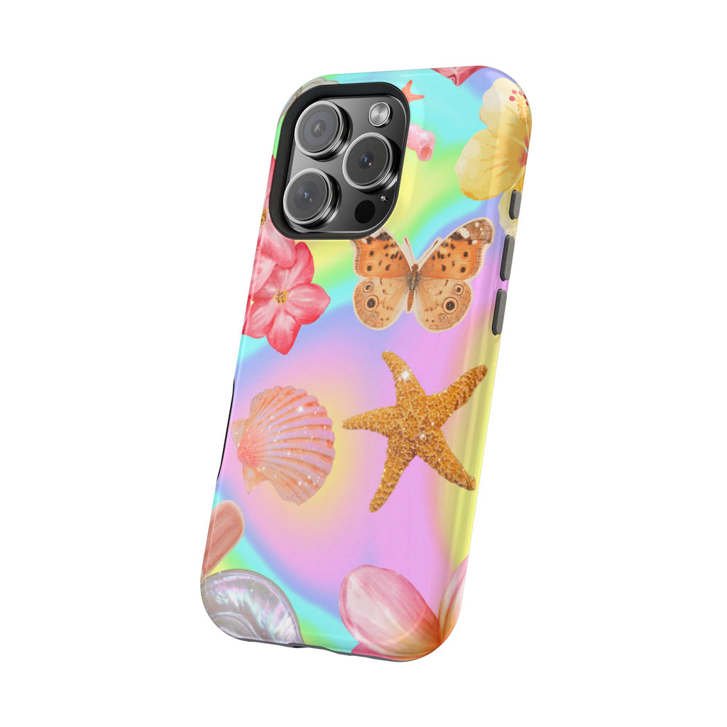 Tropical Seashell Magnetic Impact Resistant Phone Case