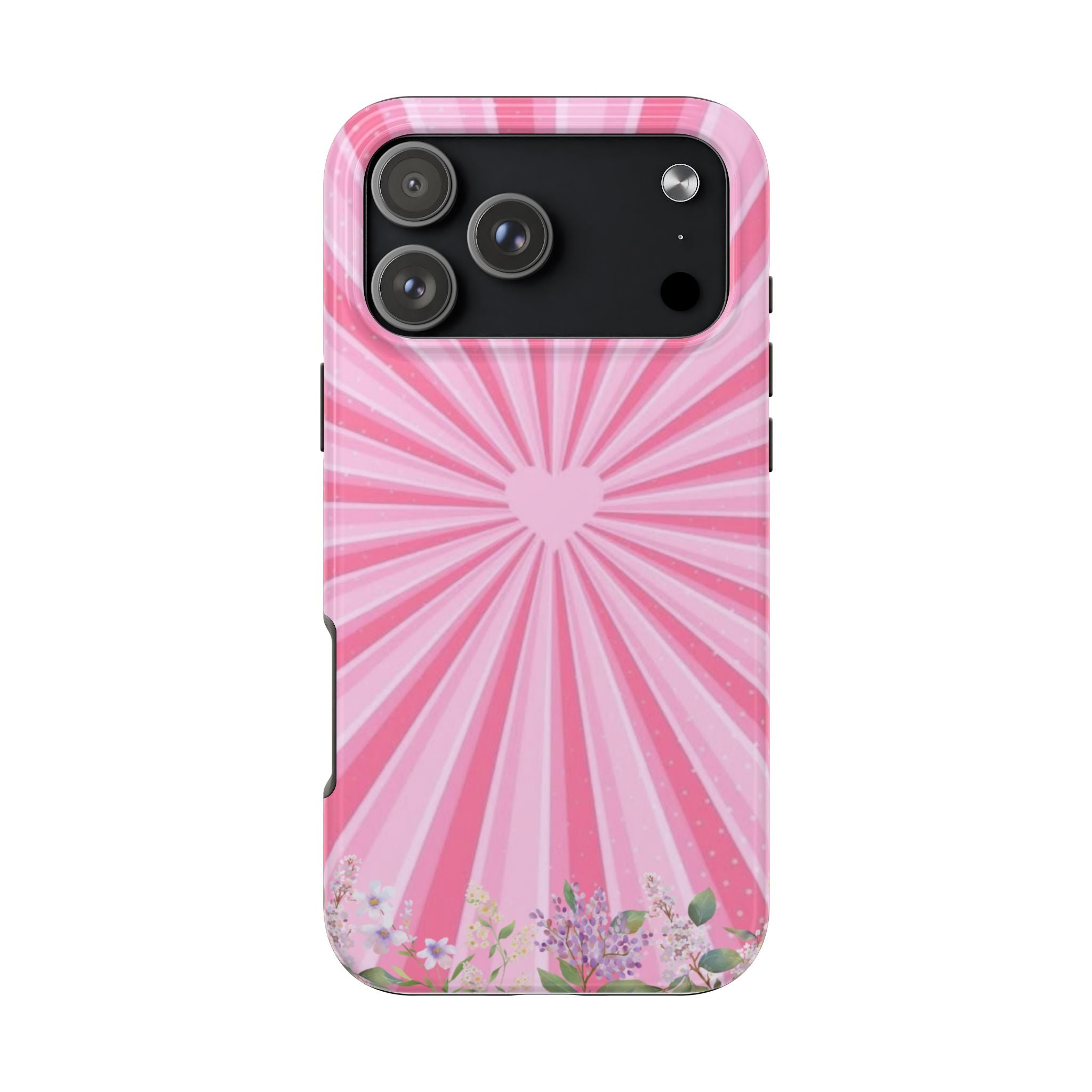 Pink Heartburst Tough Phone Case