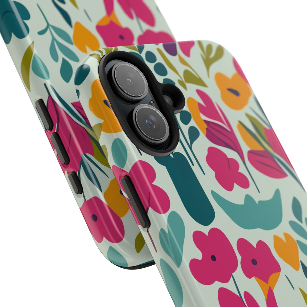 Floral Splash Tough Phone Case