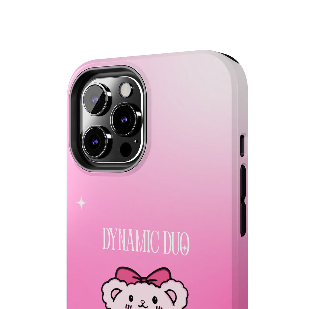 Dynamic Duo Part 1 Pink Bear Tough Phone Case