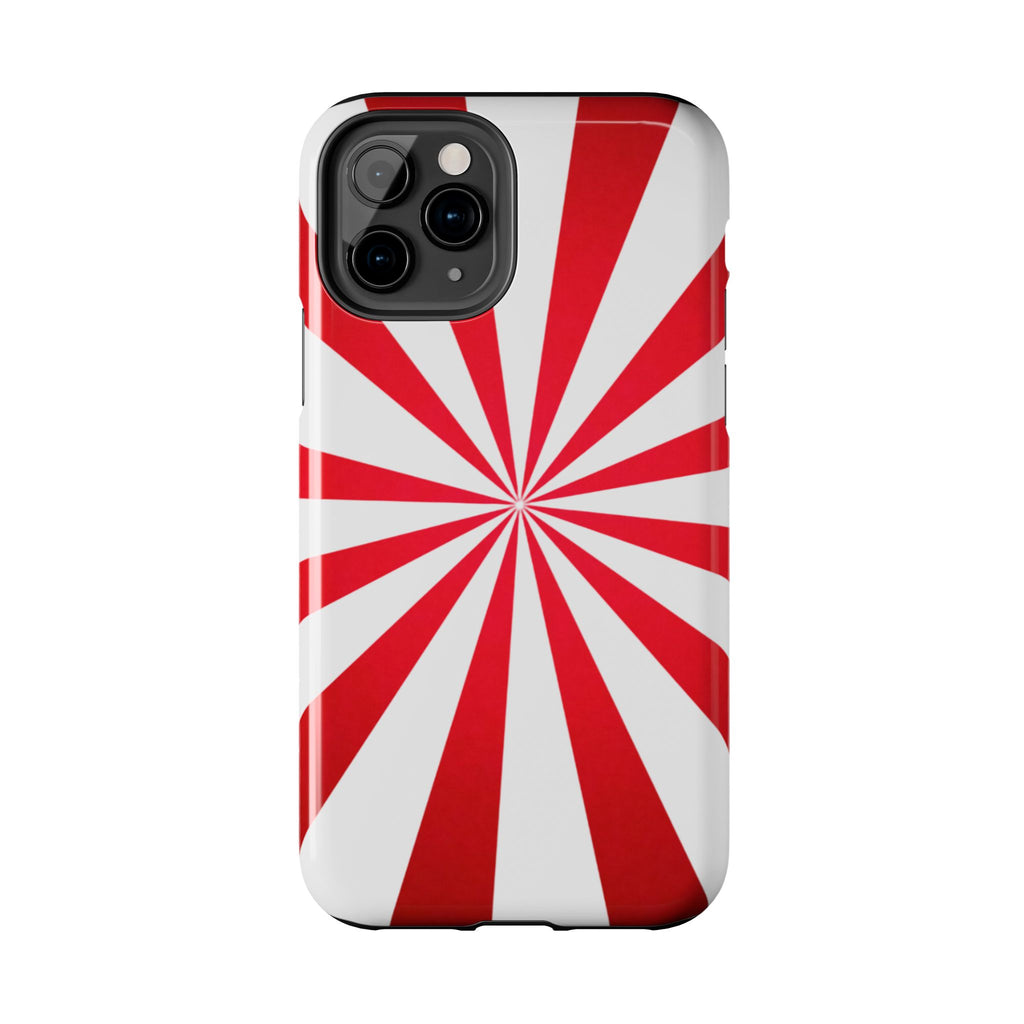 Red Burst Tough Phone Case