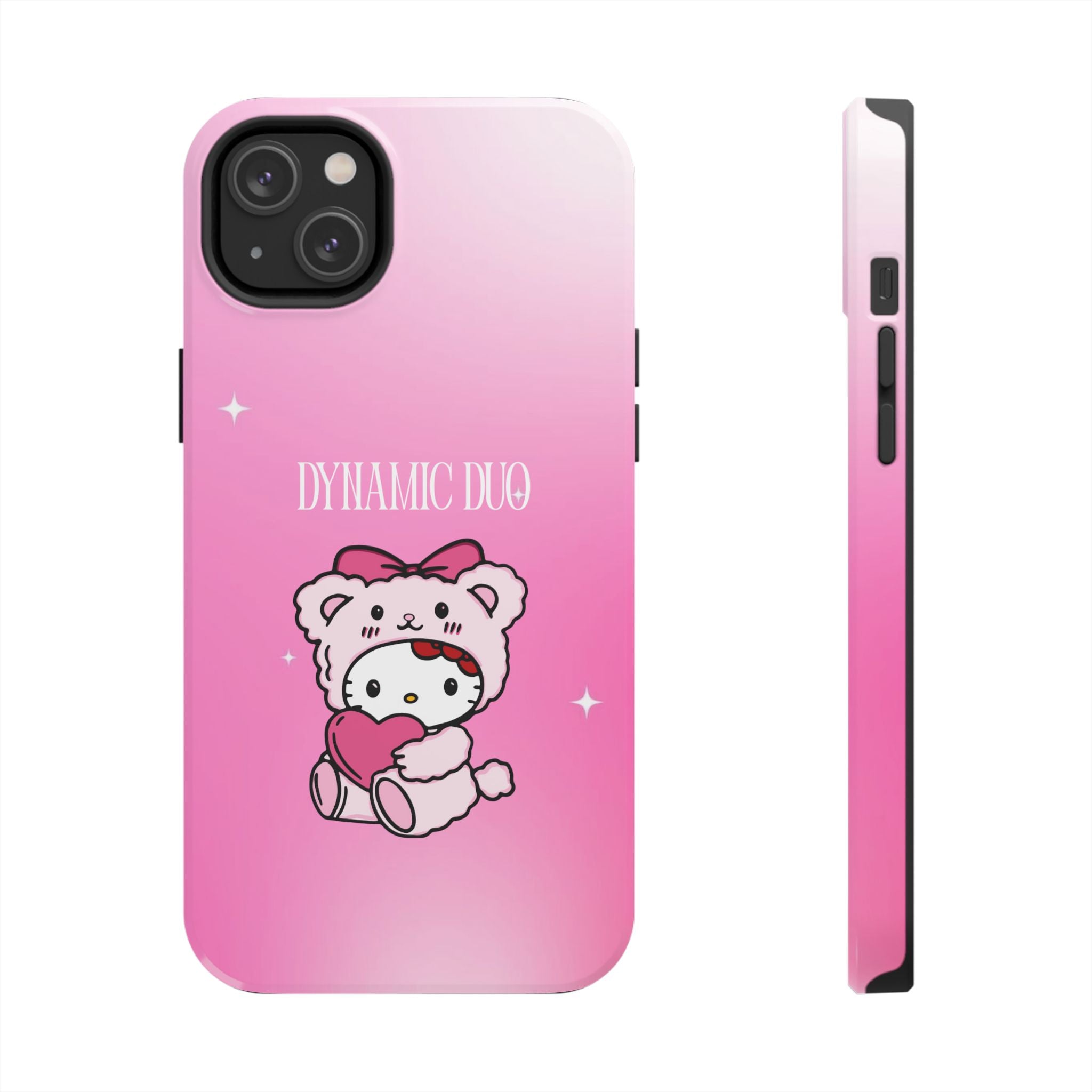 Dynamic Duo Part 1 Pink Bear Tough Phone Case