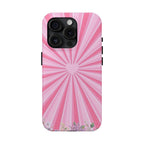 Pink Heartburst Tough Phone Case