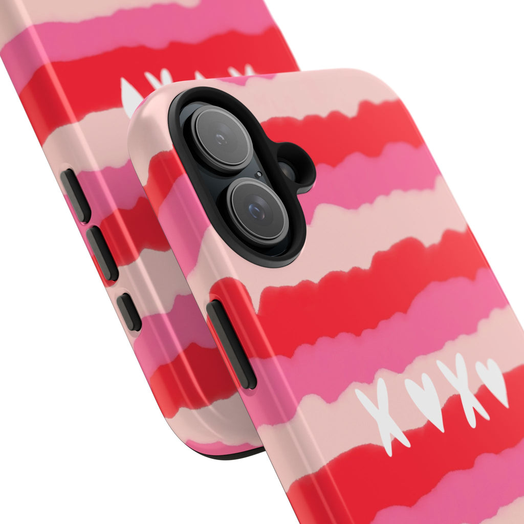 XOXO Stripe Tough Phone Case