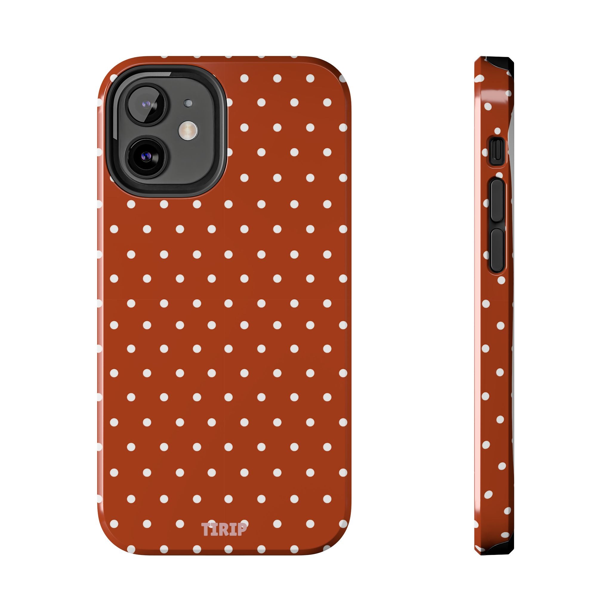 Brown Polka Dot Tough Phone Case