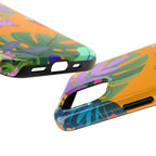 Tropical Floral Crab Tough Phone Case